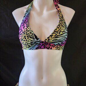 Neon Leopard Bikini
